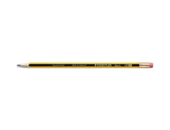 Crayon graphite staedtler noris 120 hb hexagonal mine 2mm très résistante embout gomme