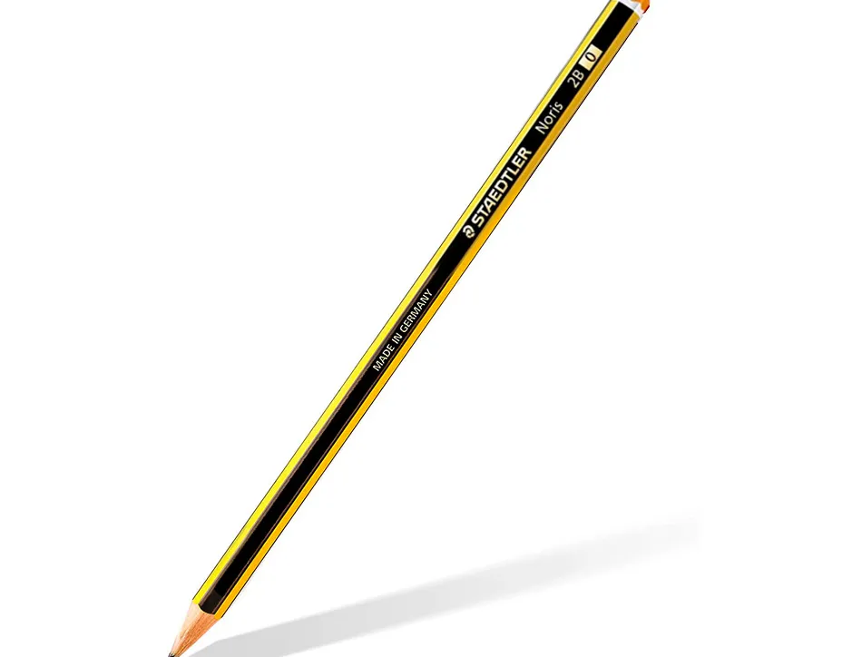 Crayon graphite staedtler noris 120 2b hexagonal mine 2mm très résistante