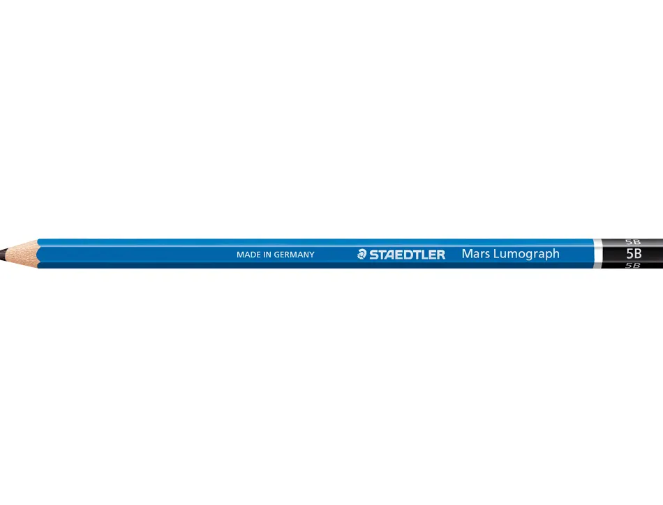 Crayon graphite staedtler mars lumograph 100 5b hexagonal
