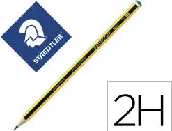 Crayon graphite staedtler noris 120 2h hexagonal mine 2mm très résistante