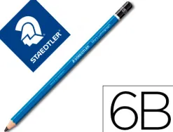 Crayon graphite staedtler mars lumograph 100 6b hexagonal