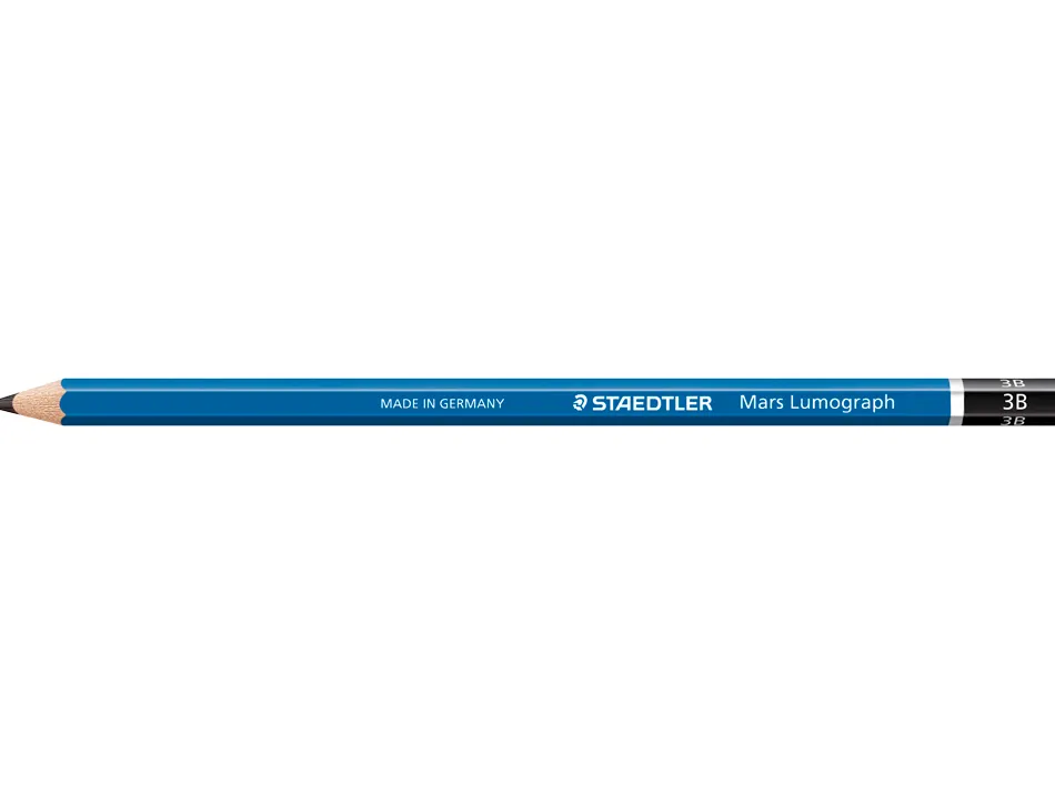Crayon graphite staedtler mars lumograph 100 3b hexagonal