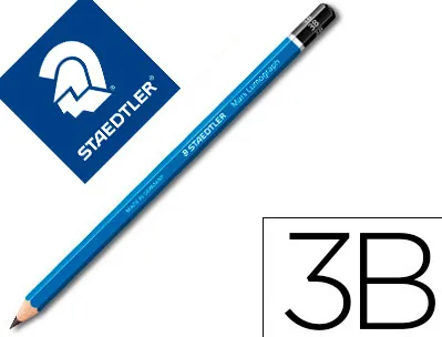 Crayon graphite staedtler mars lumograph 100 3b hexagonal