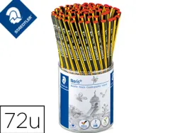 Crayon graphite staedtler noris eco 183 hb triangulaire wopex hb mine résistante pot 72 unités