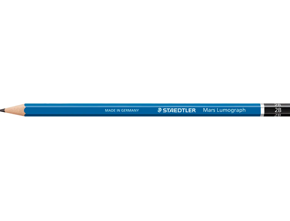 Crayon graphite staedtler mars lumograph 100 2b hexagonal
