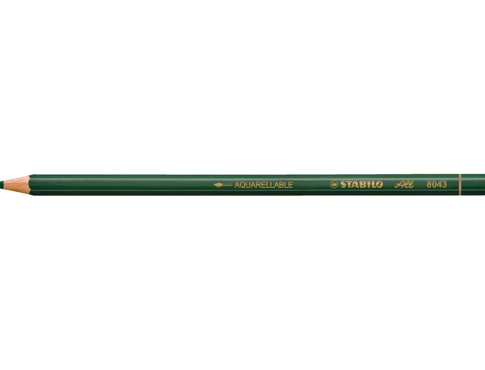 Crayon marqueur stabilo all aquarellable multi-surfaces coloris vert