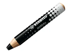 Crayon marqueur stabilo markdry pour ecrire sur de tableau blanc coloris noir
