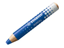 Crayon marqueur stabilo markdry pour ecrire sur de tableau blanc coloris bleu