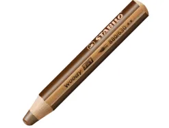 Crayon multi talents stabilo woody 3 in 1 terre de cyan