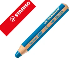 Crayon multi talents stabilo woody 3 in 1 bleu cobalt