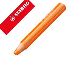 Crayon multi talents stabilo woody 3 in 1 orange