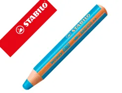 Crayon multi talents stabilo woody 3 in 1 cyan