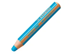 Crayon multi talents stabilo woody 3 in 1 cyan
