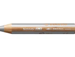 Crayon stabilo woody 3 in 1 multi-talents coloris argent