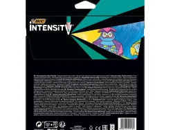 Crayons couleur bic intensity up corps triangulaire pack de 24