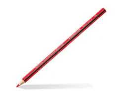 Crayons de couleur staedtler noris 187 triangulaires en bois coloris assortis etui de 12