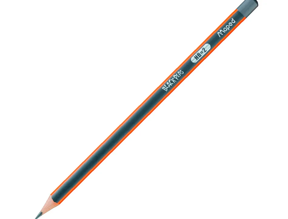 Crayons graphite black'peps hb - bois certifi fsc