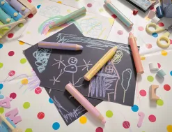 Crayons multi-talents stabilo woody 3en1 + 1 taille-crayons coloris assortis pastel etui carton
