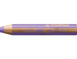 Crayons multi-talents stabilo woody 3en1 + 1 taille-crayons coloris assortis pastel etui carton