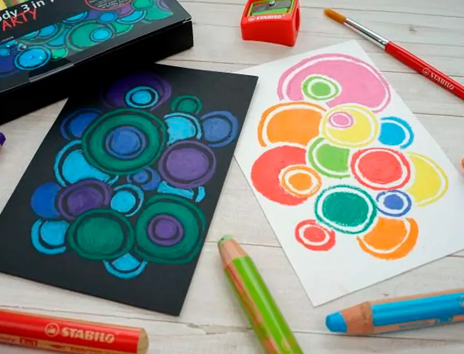 Crayons multi-talents stabilo woody 3in1 + 1 taille-crayon etui carton de 6