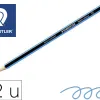 Crayons staedtler noris colour 185 coloris bleu clair pochette de 12