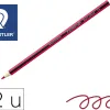 Crayons staedtler noris colour 185 coloris rouge pochette de 12