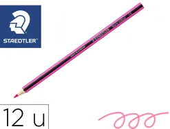 Crayons staedtler noris colour 185 coloris rose pochette de 12
