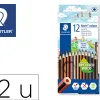 Crayons staedtler noris colour 185 coloris noir pochette de 12