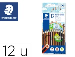 Crayons staedtler noris colour 185 coloris noir pochette de 12