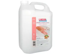 Crème lavante coldis lagor mains douces riche agents hydratants sans abrasifs solvants pétroliers parfum amande bidon 5l