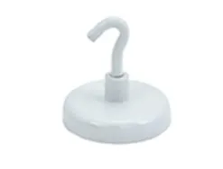 Crochet suspension wonday magnetique ï 36mm force 10kg coloris blanc lot 2 unites