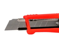 Cutter large xd-190 q-connect plastique abs lame interchangeable acier carbone 18mm avec guide lame blocage par molette