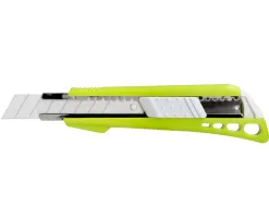 Cutter large xd-43 q-connect lame retractable interchangeable en ceramique 18mm precoupee guide lame