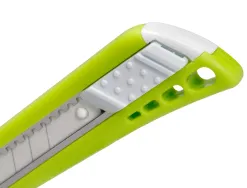 Cutter large xd-43 q-connect lame retractable interchangeable en ceramique 18mm precoupee guide lame