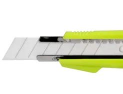 Cutter large xd-43 q-connect lame retractable interchangeable en ceramique 18mm precoupee guide lame