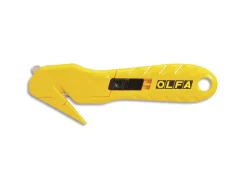Cutter olfa securite lame sk10 corps abs ergot metal lame peu visible lors de la coupe