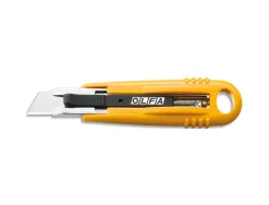 Cutter olfa sk4 green grand modèle corps abs lame trapézoïdale autorétractable réversible