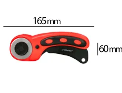 Cutter rotatif q-connect lame circulaire 45mm 22x56x165mm