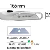 Cutter xd-53 q-connect en metal lame 18mm rectractable mecanisme de blocage