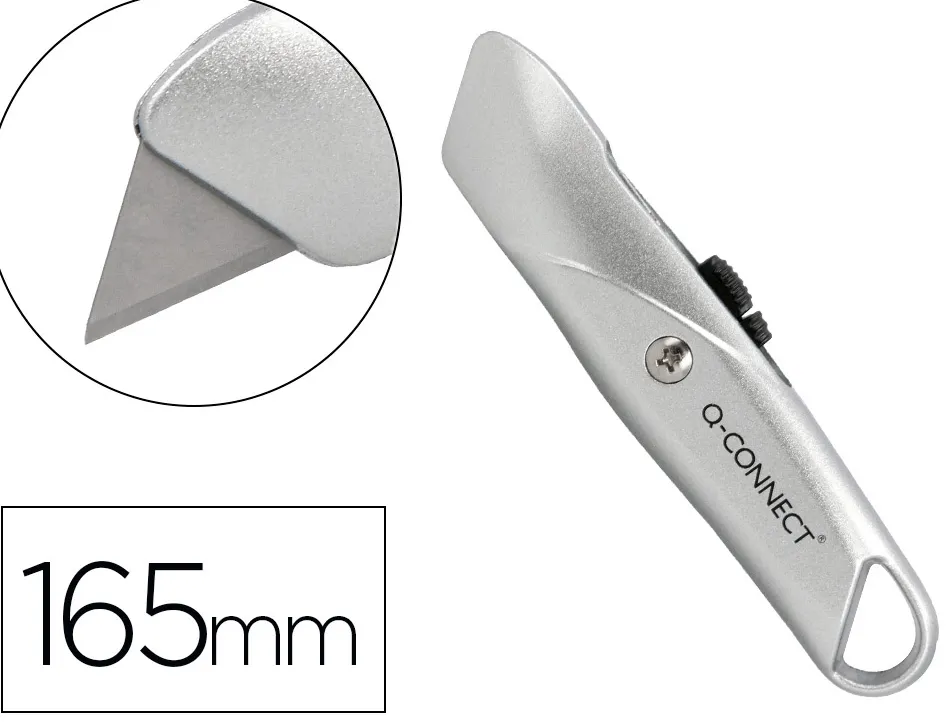 Cutter xd-53 q-connect en metal lame 18mm rectractable mecanisme de blocage