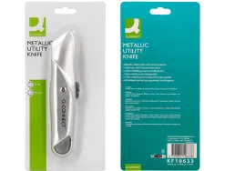 Cutter xd-53 q-connect en metal lame 18mm rectractable mecanisme de blocage