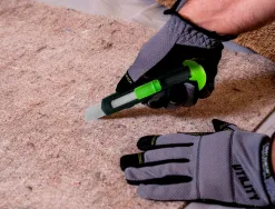 Cutter xd-43 q-connect en plastique abs lame 18mm retractable interchangeable precoupee avec frein de securite