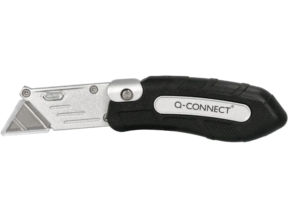 Cutter xd-925 q-connect gomme et plastique abs lame interchangeable acier carbone 19mm mecanisme changement facile