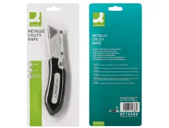Cutter xd-925 q-connect gomme et plastique abs lame interchangeable acier carbone 19mm mecanisme changement facile
