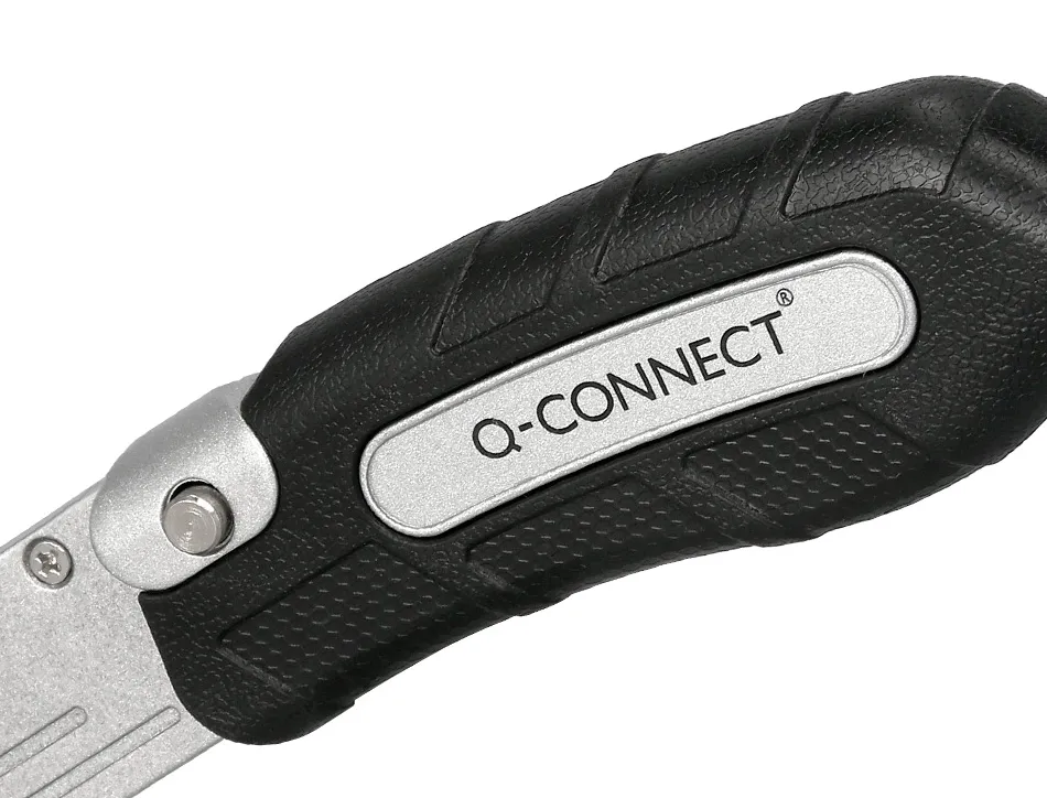 Cutter xd-925 q-connect gomme et plastique abs lame interchangeable acier carbone 19mm mecanisme changement facile