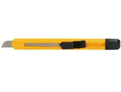 Cutter xd-04 q-connect lame retractable interchangeable en acier 9mm predecoupee frein de securite curseur autobloquant