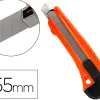 Cutter xd-38 q-connect large en plastique lame 18mm retractable interchangeable precoupee special emballage carton