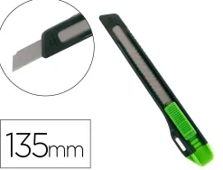 Cutter xd-07 q-connect plastique lame 9mm acier retractable interchangeable precoupee avec frein de securite et anse