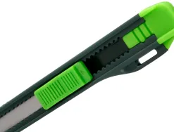 Cutter xd-07 q-connect plastique lame 9mm acier retractable interchangeable precoupee avec frein de securite et anse