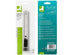 Cutter xd-c78 q-connect en metal lame large 18mm en ceramique precoupee avec curseur de blocage